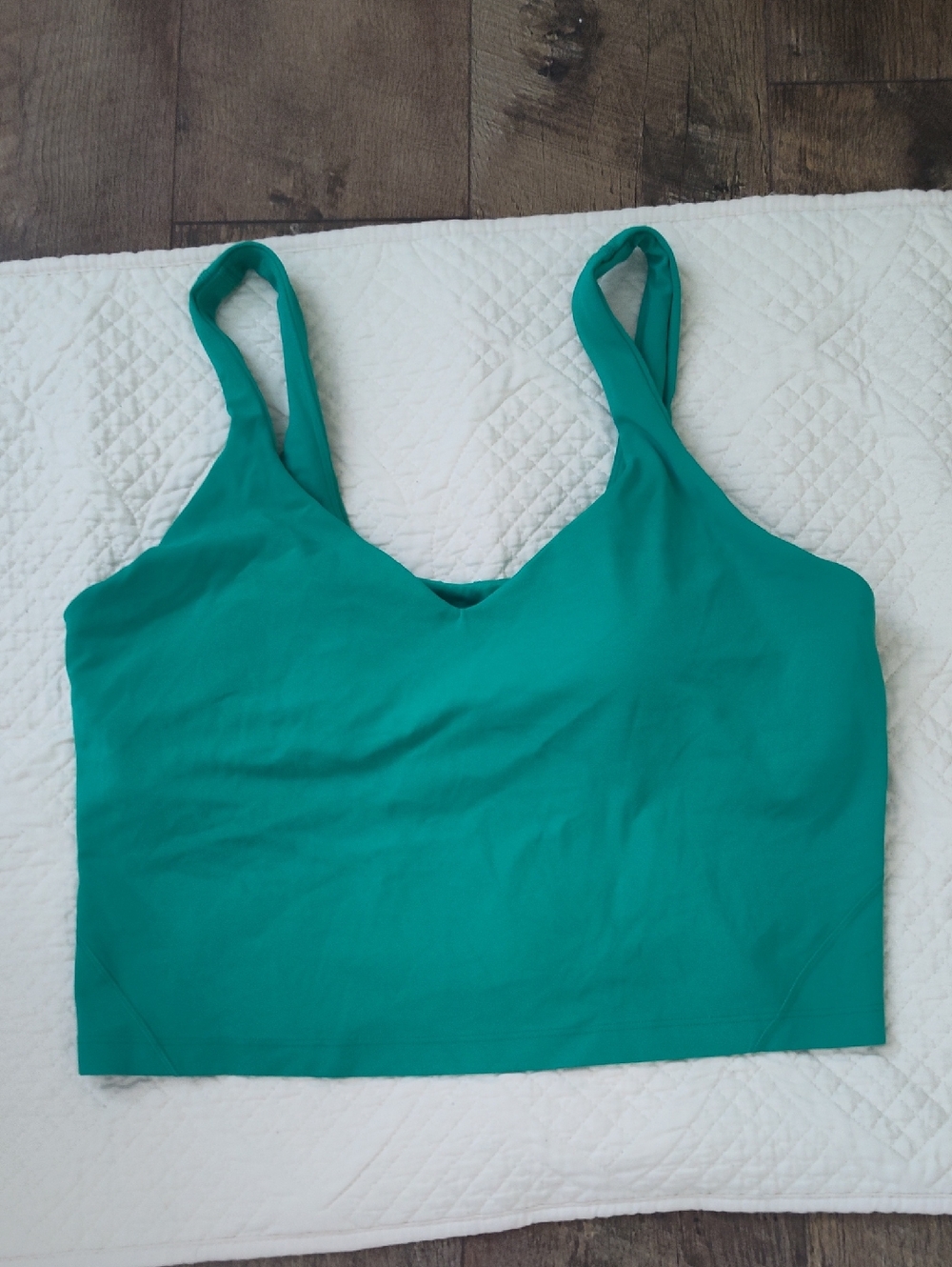 lululemon athletica Teal Green Supportive Sports Bra